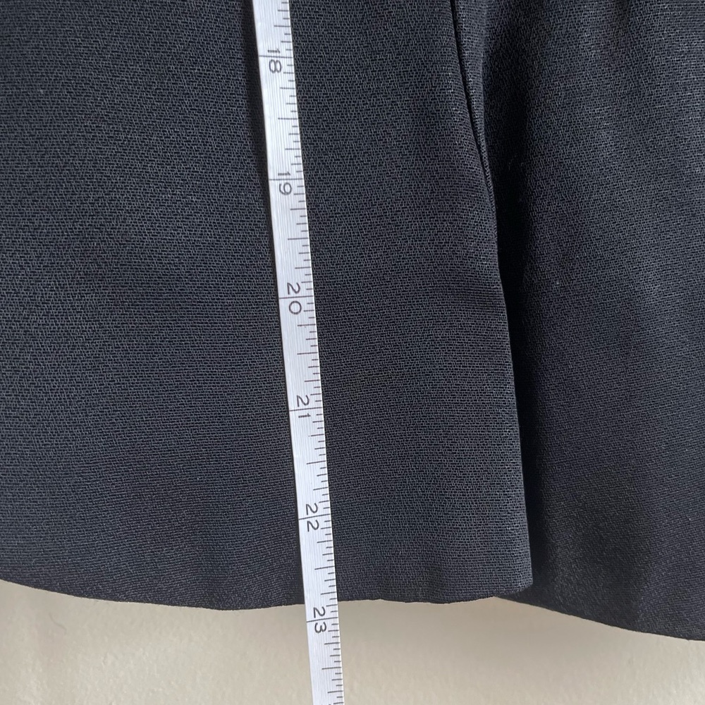 90'S  Classic elegant evening black top sheer with satin look detail blouse - Picture 8 of 10